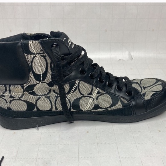 Coach Ellis hightop shoes Sz 6B Women - Picture 3 of 7
